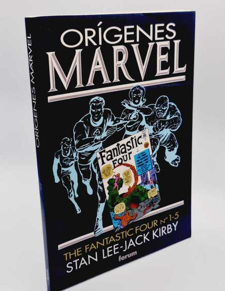 EXCELENTE ESTADO ORIGENES MARVEL 1 THE FANTASTIC FOUR FORUN TAPA BLANDA