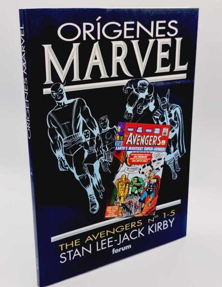 EXCELENTE ESTADO ORIGENES MARVEL 4 THE AVENGERS FORUN TAPA BLANDA