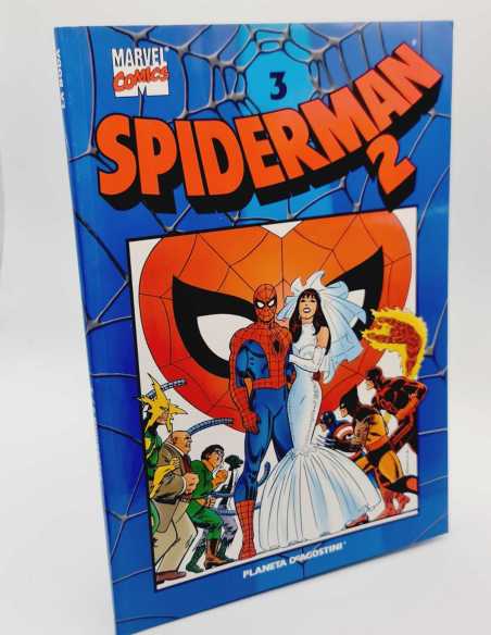 EXCELENTE ESTADO COLECCIONABLE SPIDERMAN 2 AZUL LA BODA 3 PLANETA TAPA BLANDA