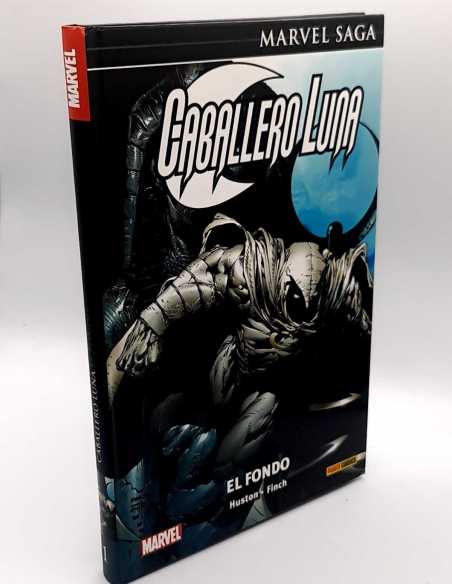 EXCELENTE ESTADO MARVEL SAGA 130 CABALLERO LUNA 1 EL FONDO PANINI TAPA DURA