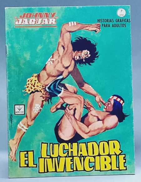CASI EXCELENTE ESTADO JOHNNY JAGUAR 1 EL LUCHADOR INVENCIBLE GRAPA EDICIONES VERTICE