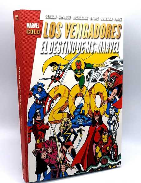 DE KIOSCO MARVEL GOLD LOS VENGADORES EL DESTINO DE MS. MARVEL PANINI TAPA BLANDA