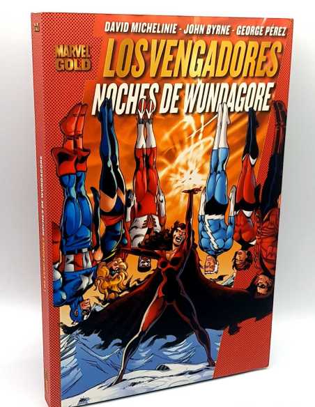EXCELENTE ESTADO MARVEL GOLD LOS VENGADORES NOCHES DE WUNDAGORE PANINI COMICS TAPA BLANDA