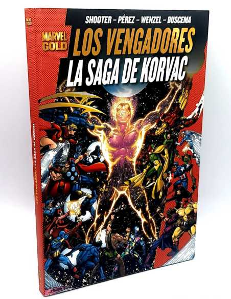 EXCELENTE ESTADO MARVEL GOLD LOS VENGADORES LA SAGA DE KORVAC PANINI TAPA BLANDA
