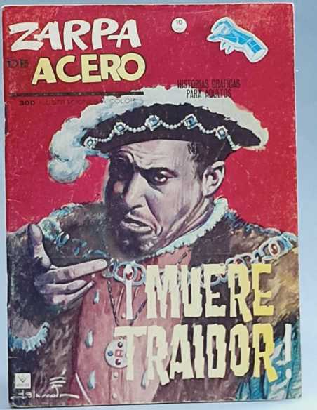 MUY BUEN ESTADO ZARPA DE ACERO 12 MUERE TRAIDOR GRAPA EDICIONES VERTICE