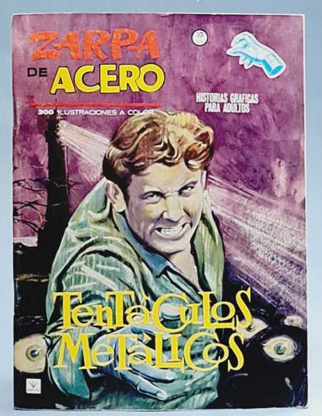 MUY BUEN ESTADO ZARPA DE ACERO 13 TENTACULOS METALICOS GRAPA EDICIONES VERTICE