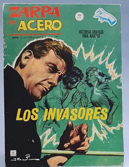 BUEN ESTADO ZARPA DE ACERO 6 LOS INVASORES GRAPA EDICIONES VERTICE