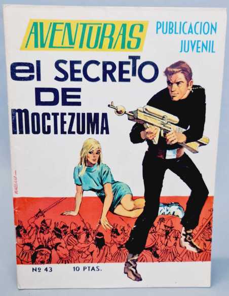 EXCELENTE ESTADO AVENTURAS 43 EL SECRETO DE MOCTEZUMA EDICIONES TORAY