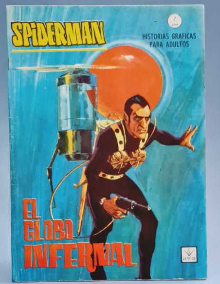 EXCELENTE ESTADO SPIDER 8 EL GLOBO INFERNAL SPIDERMAN GRAPA TACO VERTICE