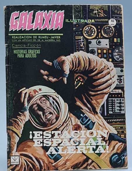 BUEN ESTADO GALAXIA 1 ESTACION ESPACIAL ALERTA GRAPA TACO EDICIONES VERTICE