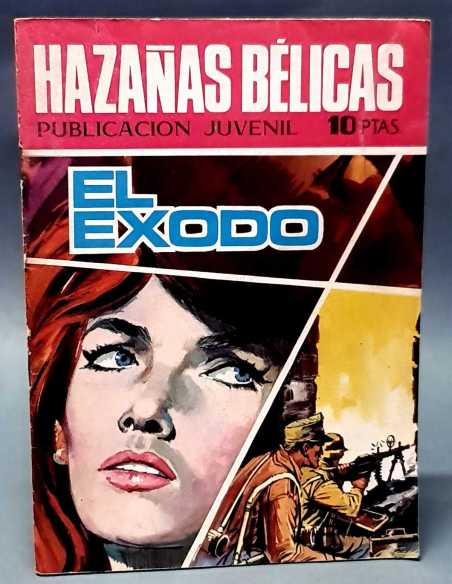 CASI EXCELENTE ESTADO HAZAÑAS BELICAS 213 EL EXODO EDICIONES TORAY