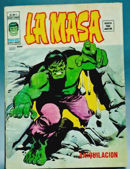 BUEN ESTADO LA MASA 8 ANIQUILACION VOL3 GRAPA EDICIONES VERTICE