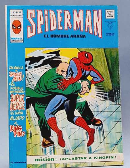 MUY BUEN ESTADO SPIDERMAN 33 MISION APLASTAR A KINGPIN SPIDER-MAN VOL3 EDICIONES VERTICE
