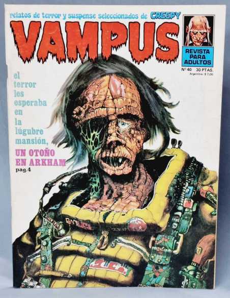 MUY BUEN ESTADO VAMPUS 40 CREEPY TERROR SUSPENSE SUPER COMICS GARBO