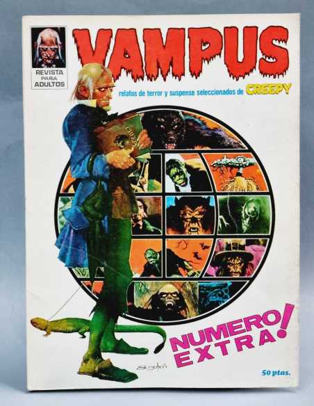MUY BUEN ESTADO VAMPUS 55 CREEPY TERROR SUSPENSE SUPER COMICS GARBO