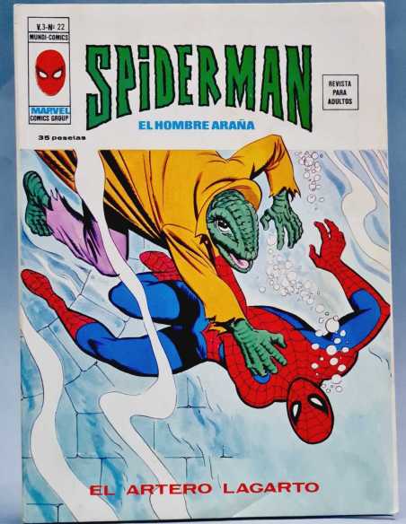 EXCELENTE ESTADO SPIDERMAN 22 ARTERO LAGARTO SPIDER-MAN VOL3 EDICIONES VERTICE
