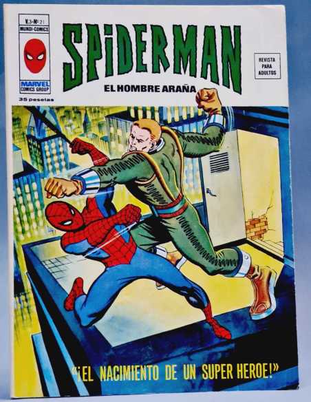 EXCELENTE ESTADO SPIDERMAN 21 EN NACIMIENTO DE UN SUPER HEROE SPIDER-MAN VOL3 EDICIONES VERTICE