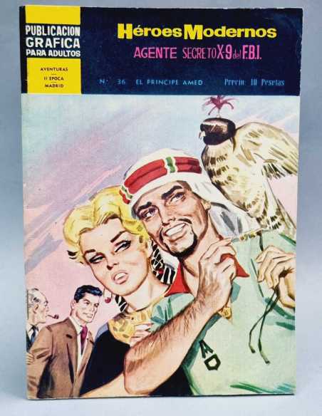 EXCELENTE HEROES MODERNOS AGENTE SECRETO X9 36 EDITORIAL DOLAR