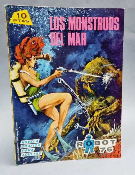 EXCELENTE ESTADO ROBOT 76 LOS MONSTRUOS DEL MAR 15 EDITORIAL TORAY