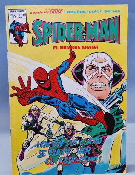 MUY BUEN ESTADO SPIDERMAN 63D UN DÍA CLARO SE PUEDE VER EL ESPEJISMO VOL3 SPIDER-MAN GRAPA VERTICE
