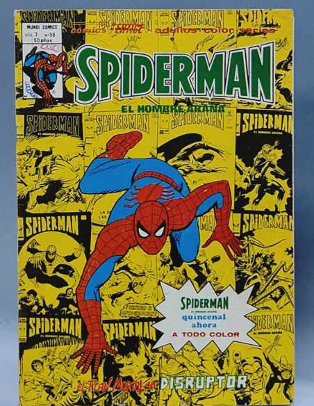 SPIDERMAN 58 EL PLAN MORTAL DEL DISRUPTOR NORMAL ESTADO VOL3 SPIDER-MAN GRAPA VERTICE