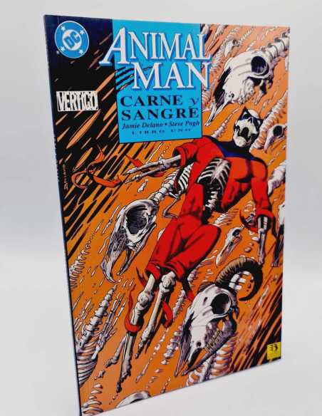 DE KIOSCO ANIMAL MAN CARNE Y SANGRE 1 DC COMICS ZINCO