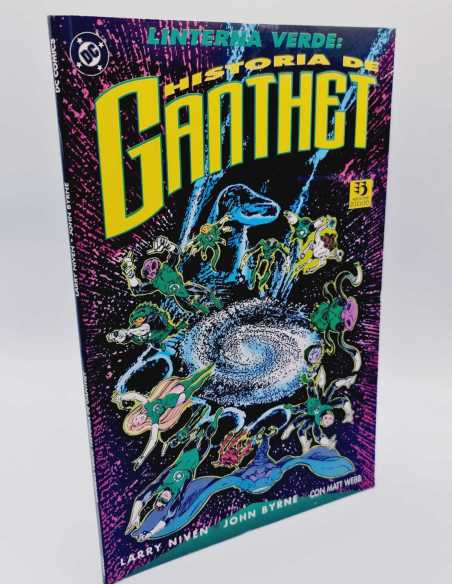 EXCELENTE ESTADO LINTERNA VERDE HISTORIA DE GANTHET ZINCO DC COMICS