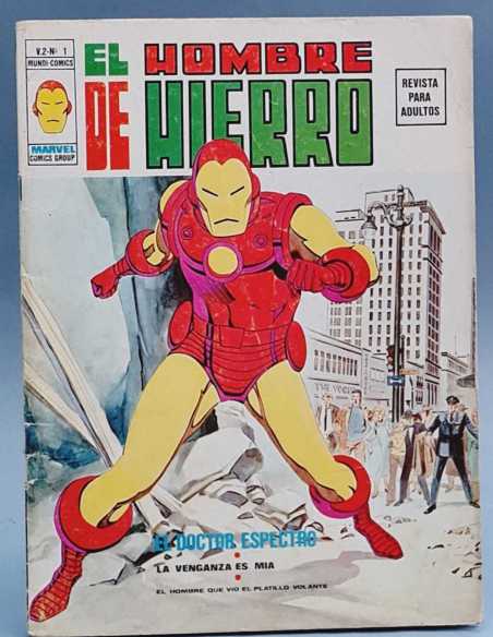 MUY BUEN ESTADO EL HOMBRE DE HIERRO 1 EL DOCTOR ESPECTRO VOL2 GRAPA EDICIONES VERTICE