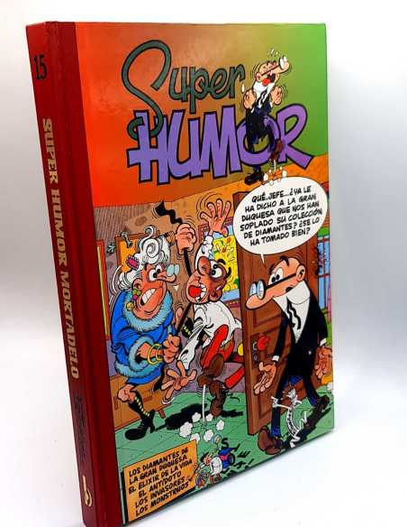 DE KIOSCO CUARTA EDICION SUPER HUMOR MORTADELO 15 EDICIONES B IBAÑEZ TAPA DURA