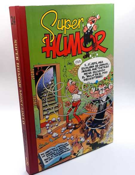 EXCELENTE ESTADO SEGUNDA EDICION SUPER HUMOR MORTADELO 24 EDICIONES B IBAÑEZ TAPA DURA