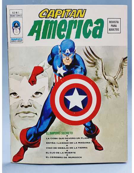 EXCELENTE ESTADO CAPITAN AMERICA 1 EL IMPERIO SECRETO VOL2 VOL GRAPA EDICIONES VERTICE