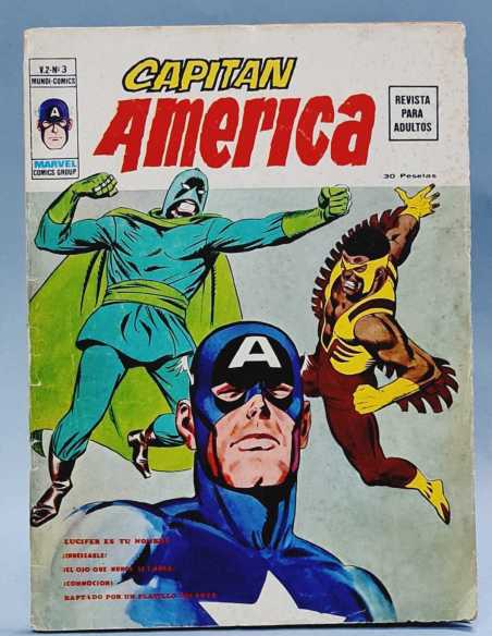 BUEN ESTADO CAPITAN AMERICA 3 LUCIFER ES TU NOMBRE VOL2 VOL GRAPA EDICIONES VERTICE