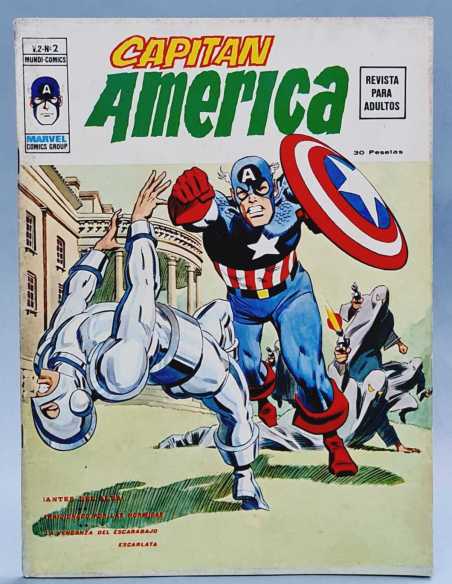 BUEN ESTADO CAPITAN AMERICA 2 ANTES DEL ALBA VOL2 VOL GRAPA EDICIONES VERTICE