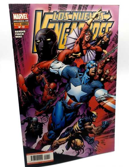 EXCELENTE ESTADO LOS NUEVOS VENGADORES 12 PANINI COMICS GRAPA 2008