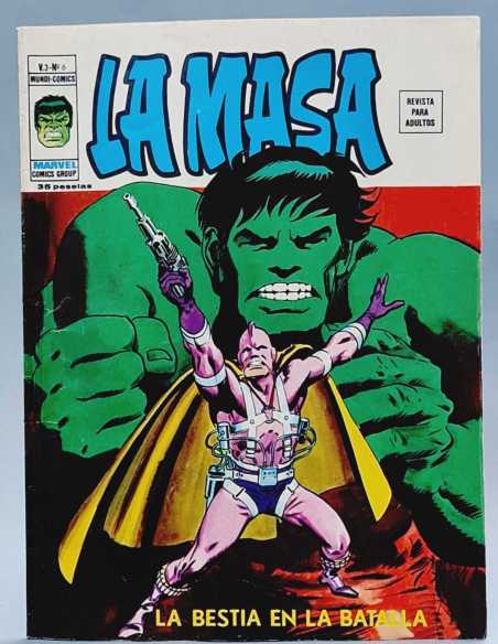 EXCELENTE ESTADO LA MASA 6 LA BESTIA EN AL BATALLA VOL3 VOL GRAPA EDICIONES VERTICE