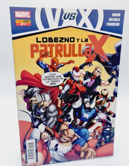 EXCELENTE ESTADO LOBEZNO Y LA PATRULLA X 7 PANINI COMICS GRAPA