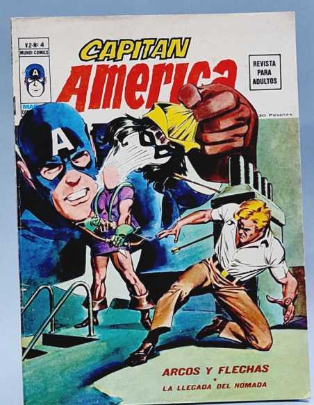 MUY BUEN ESTADO CAPITAN AMERICA 4 ARCOS Y FLECHAS VOL2 VOL GRAPA EDICIONES VERTICE