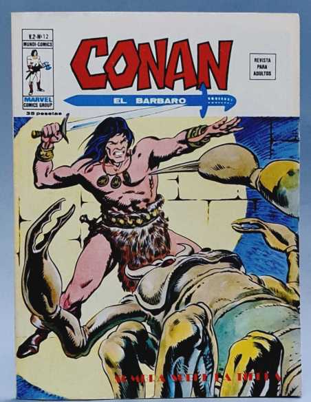 EXCELENTE ESTADO CONAN 12 SOMBRA SOBRE LA TIERRA VOL2 VOL.2GRAPA EDICIONES VERTICE