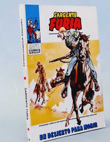 CASI EXCELENTE ESTADO SARGENTO FURIA 18 UN DESIERTO PARA MORIR TACO EDICIONES VERTICE