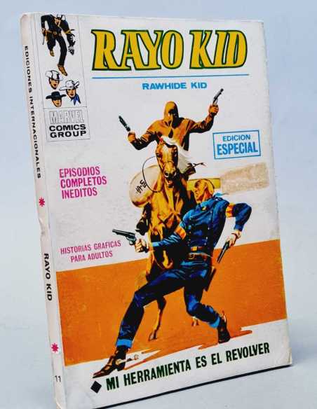RAYO KID 11 MI HERRAMIENTA ES EL REVOLVER NORMAL ESTADO TACO EDICIONES VERTICE