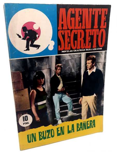 EXCELENTE ESTADO AGENTE SECRETO 34 UN BUZO EN LA BAÑERA EDITORIAL FERMA