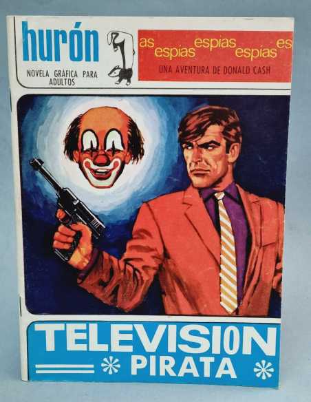 EXCELENTE ESTADO HURON TELEVISION PIRATA 33 ESPIAS EDICIONES TORAY