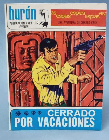 EXCELENTE ESTADO HURON CERRADO POR VACACIONES 30 ESPIAS EDICIONES TORAY