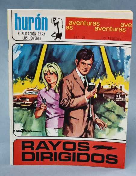 EXCELENTE ESTADO HURON RAYOS DIRIGIDOS 58 AVENTURAS EDICIONES TORAY