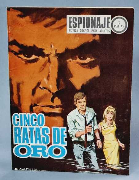EXCELENTE ESTADO ESPIONAJE CINCO RATAS DE ORO 65 EDICIONES TORAY