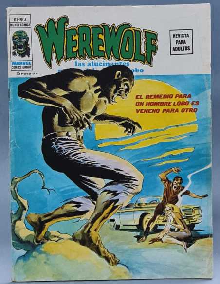 MUY BUEN ESTADO WEREWOLF 3 EL REMEDIO PARA UN HOMBRE LOBO ES VENENO PARA OTRO VOL2 VOL.2 VERTICE