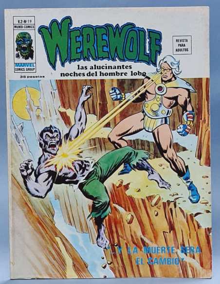 MUY BUEN ESTADO WEREWOLF 19 Y LA MUERTE SERA EL CAMBIO BONITO VOL2 VOL.2 GRAPA EDICIONES VERTICE
