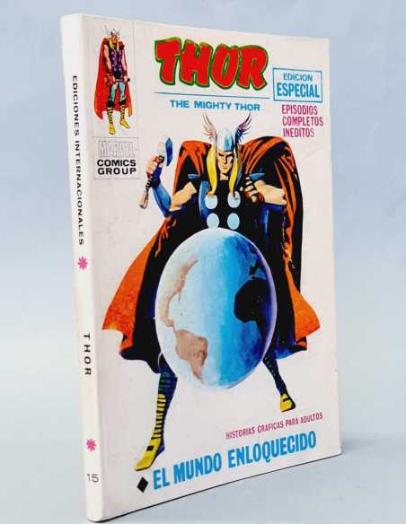 CASI EXCELENTE ESTADO THOR 15 EL MUNDO ENLOQUECIDO TACO EDICIONES VERTICE