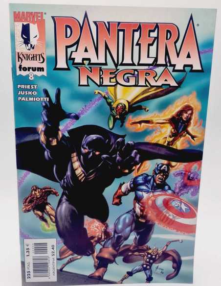 EXCELENTE ESTADO MARVEL KNIGHTS PANTERA NEGRA 8 FORUM COMICS GRAPA