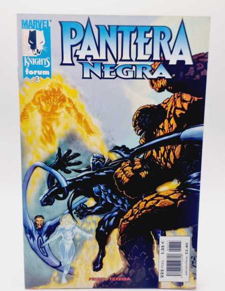 EXCELENTE ESTADO MARVEL KNIGHTS PANTERA NEGRA 3 FORUM COMICS GRAPA